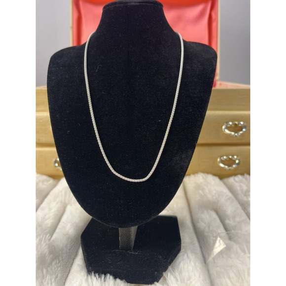 The Unbranded Brand Jewelry - Vintage Sterling Silver 925 Popcorn Chain 16"